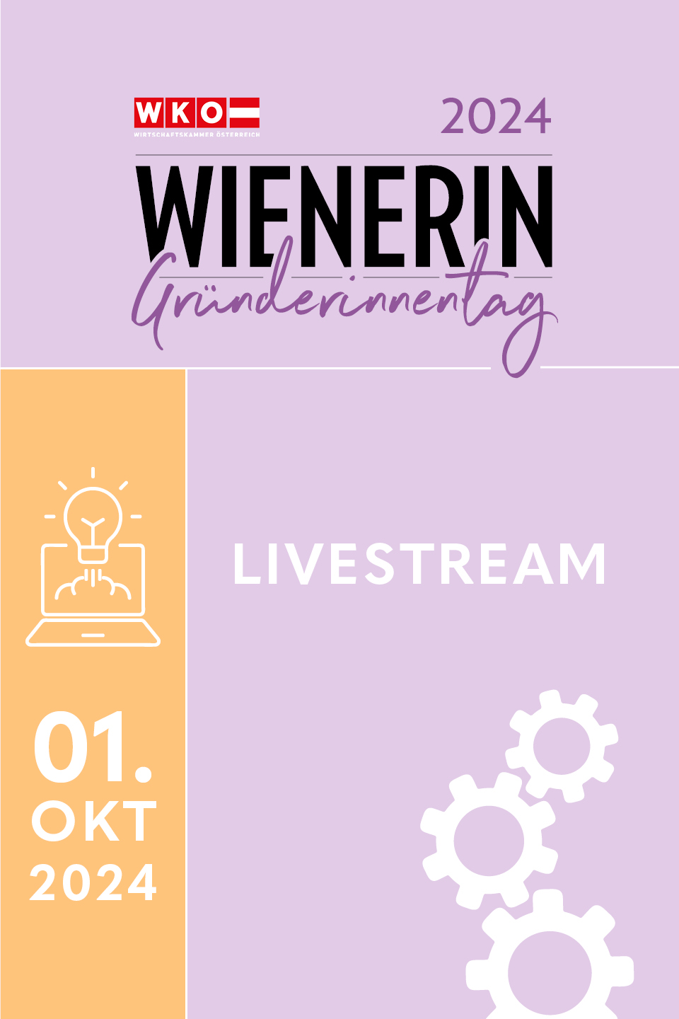 Der WIENERIN GrÃ¼nderinnentag 2024 im Livestream