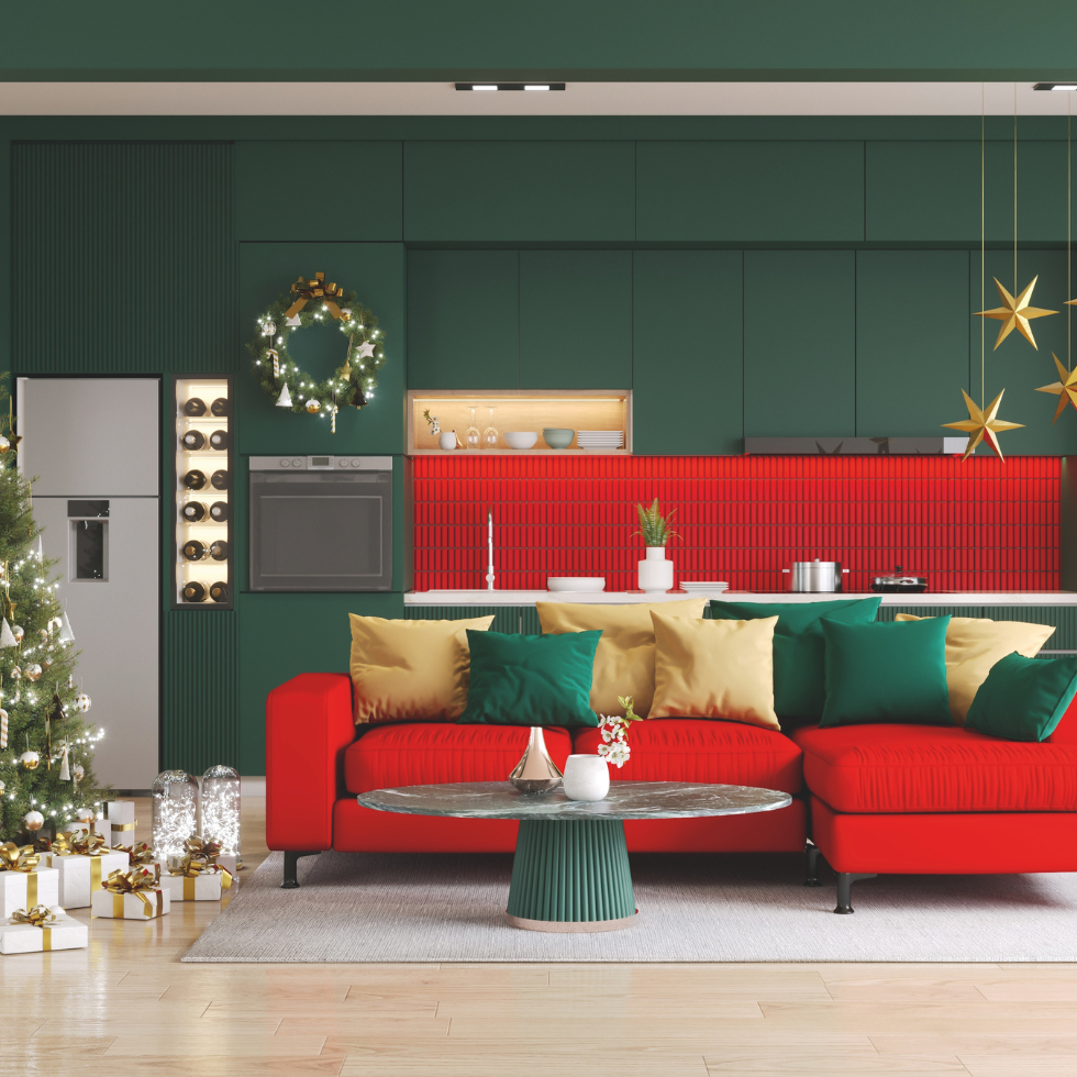 Weihnachtlicher Dekotrend Green Classics.