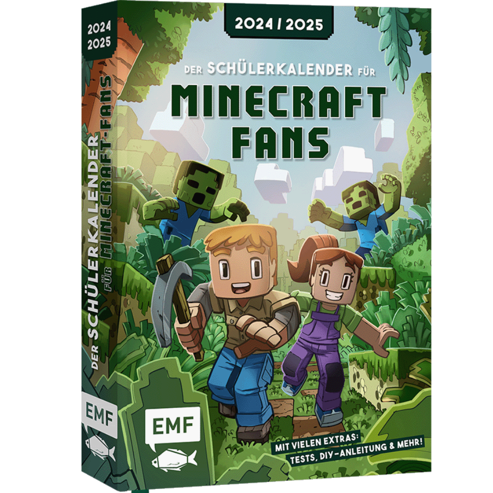 Buch schenken: Der Schülerkalender für Minecraftfans