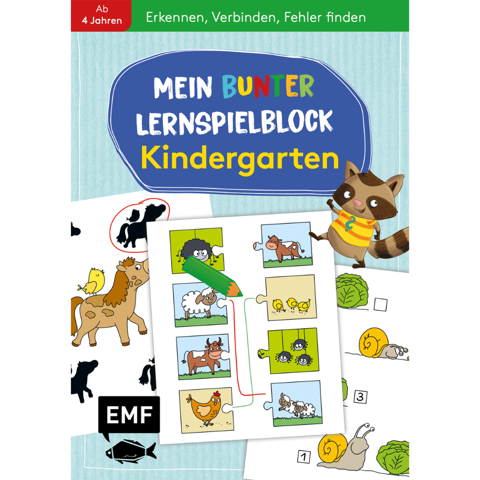 Buch schenken: Mein bunter Lernspielblock Kindergarten