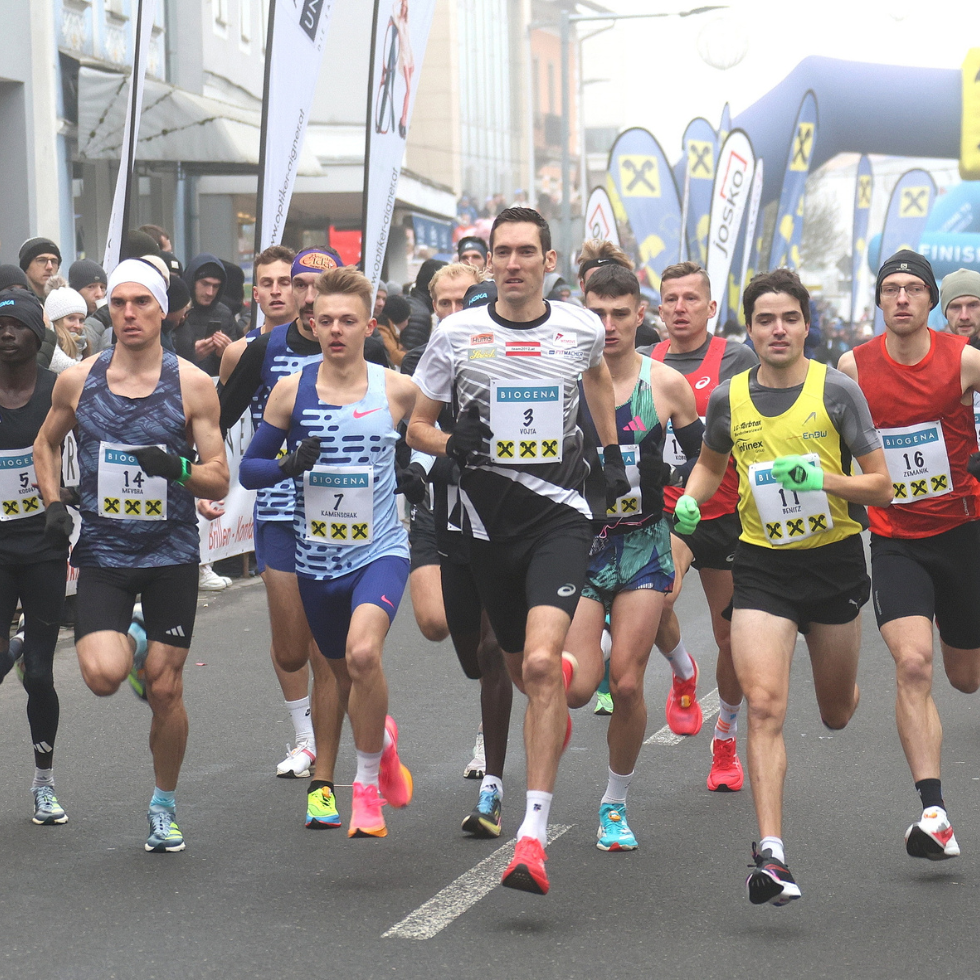 Lauf der Asse beim Silvesterlauf in Peuerbach