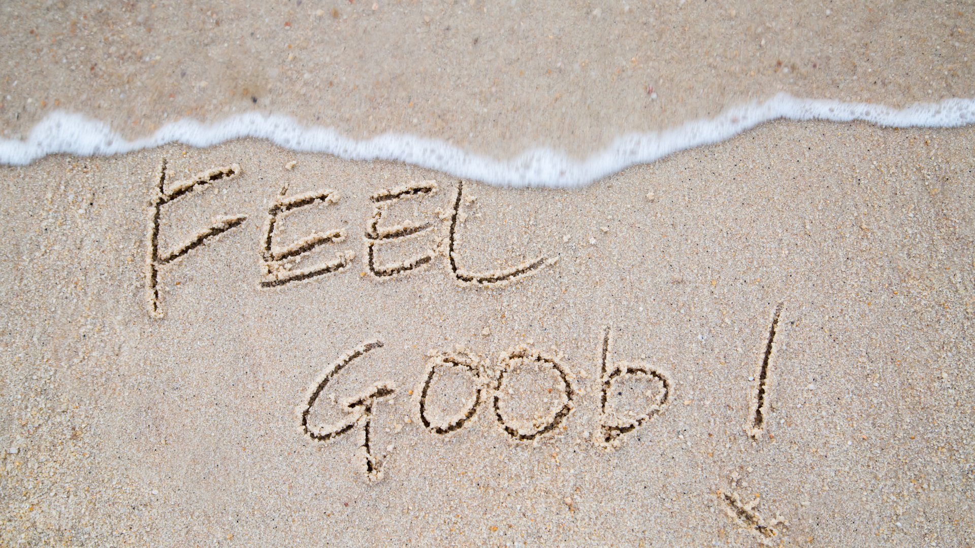 Fasten im Redaktionstest: "Feel good" ist im Sand geschrieben