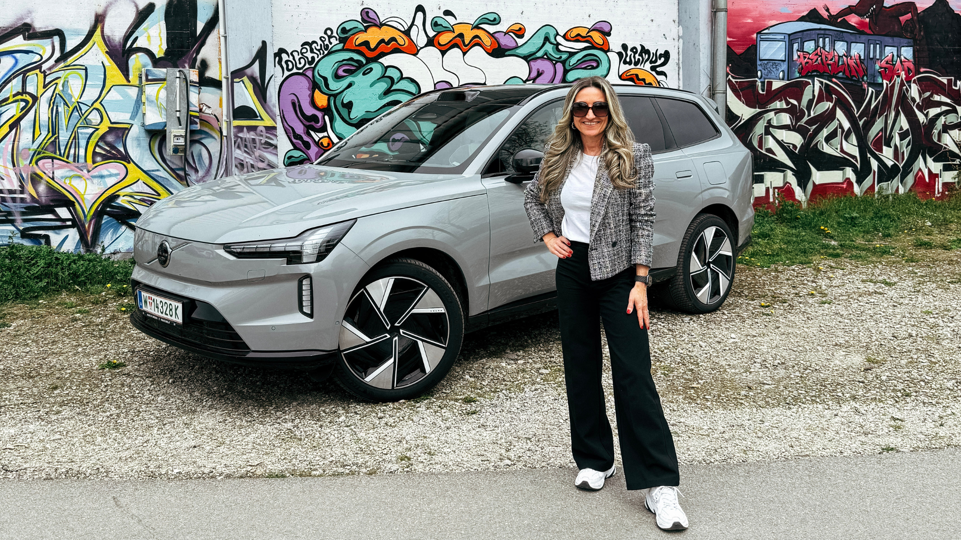 Autotest Volvo EX90: Redakteurin Nicole Madlmayr