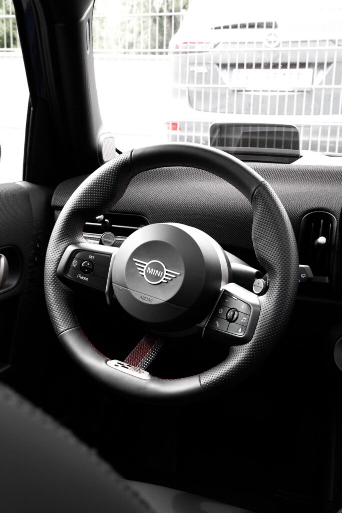 Lenkrad im Mini Cooper S
