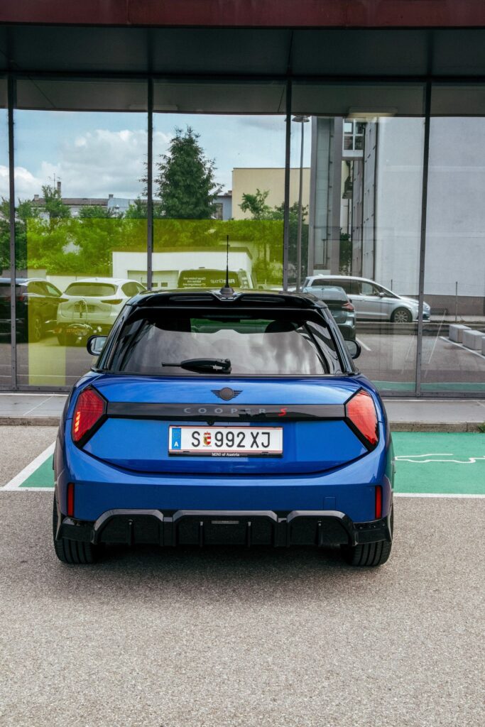 Heckansicht Mini Cooper S