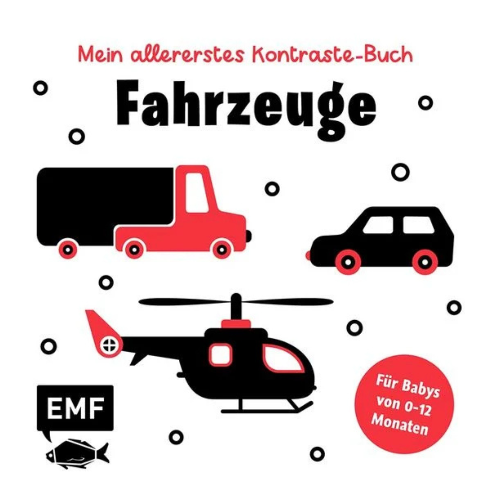 Kinderbücher für die Ferien:Mein allererstes Kontraste-Buch Fahrzeuge