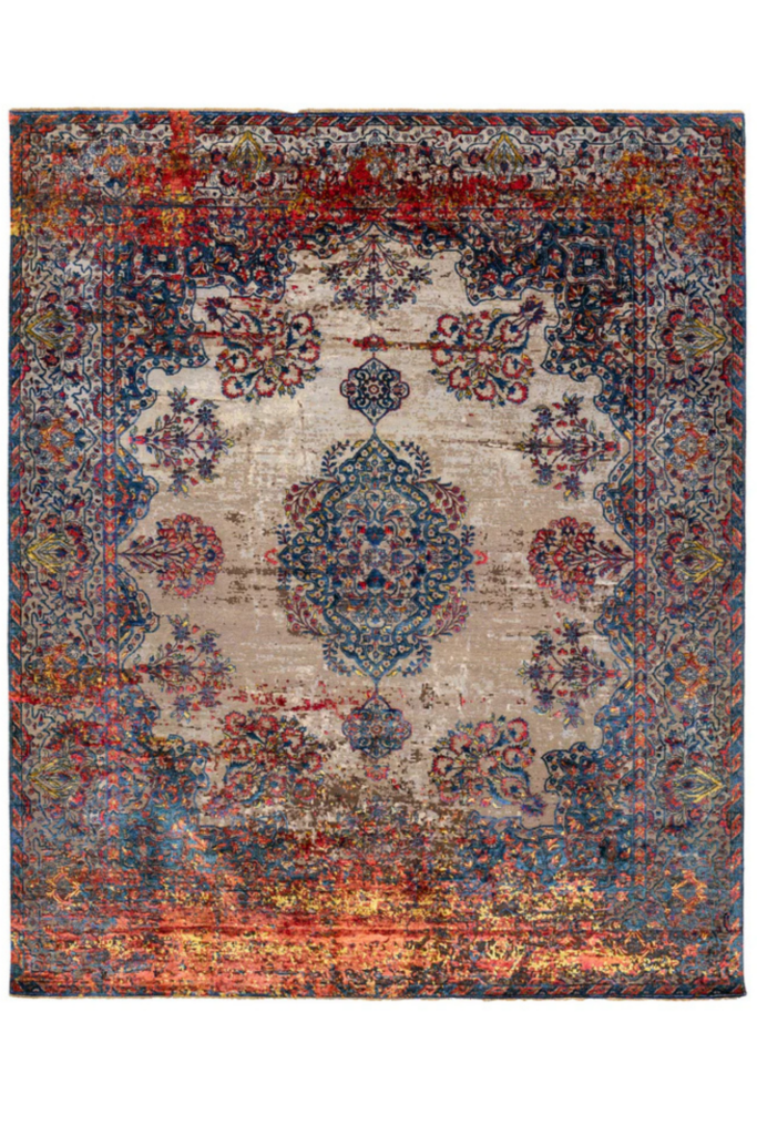 Teppich „Kirman Robson Artwork“ von Rahimi & Rahimi