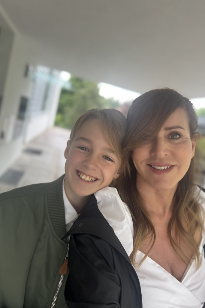 Elisabeth Klopf mit Sohn Max.