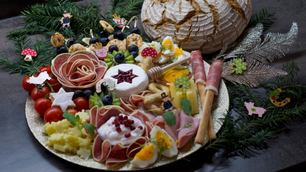 Winterliche Jausenplatte