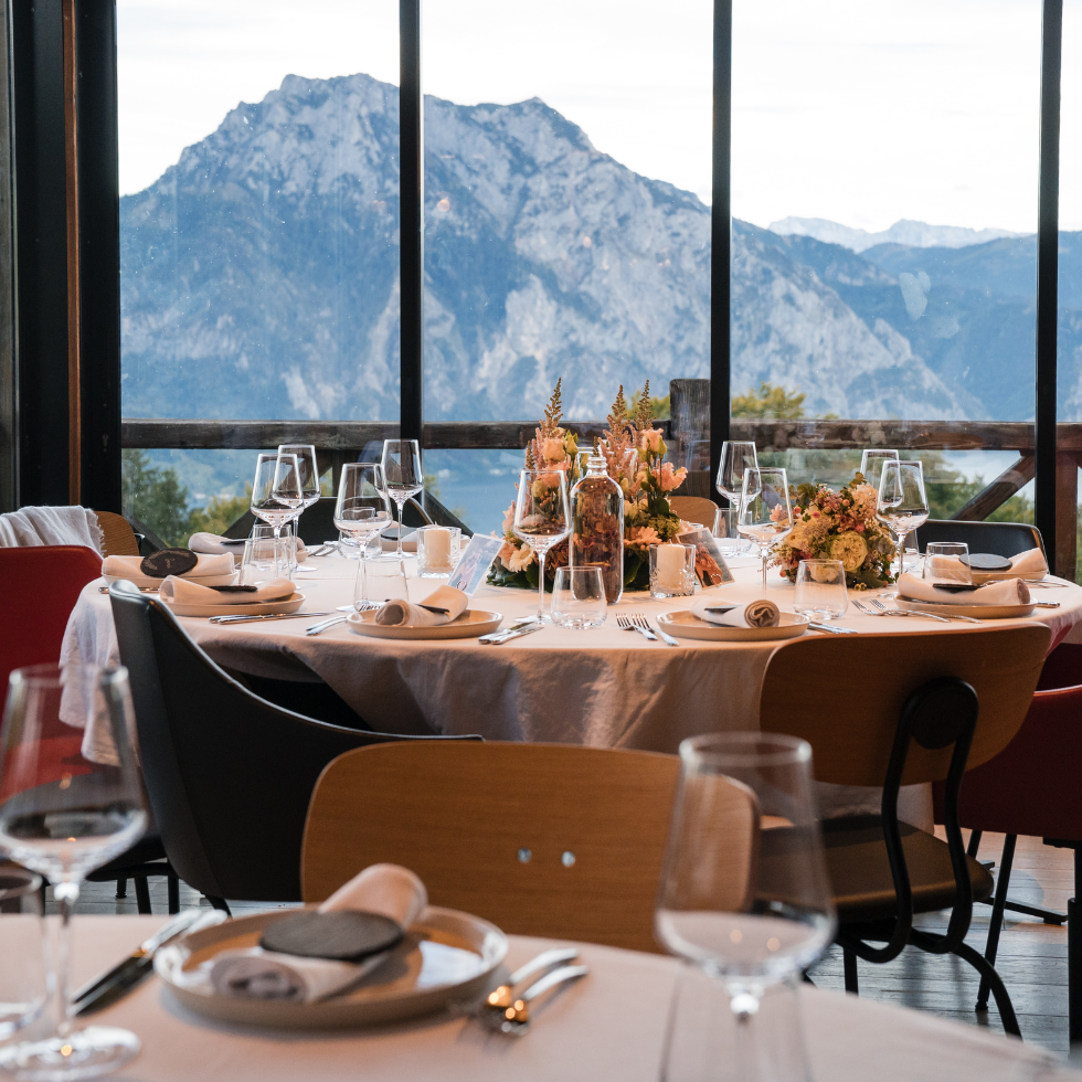 sag-JA-Hochzeit gewonnen: Location Gmundnerberghaus.