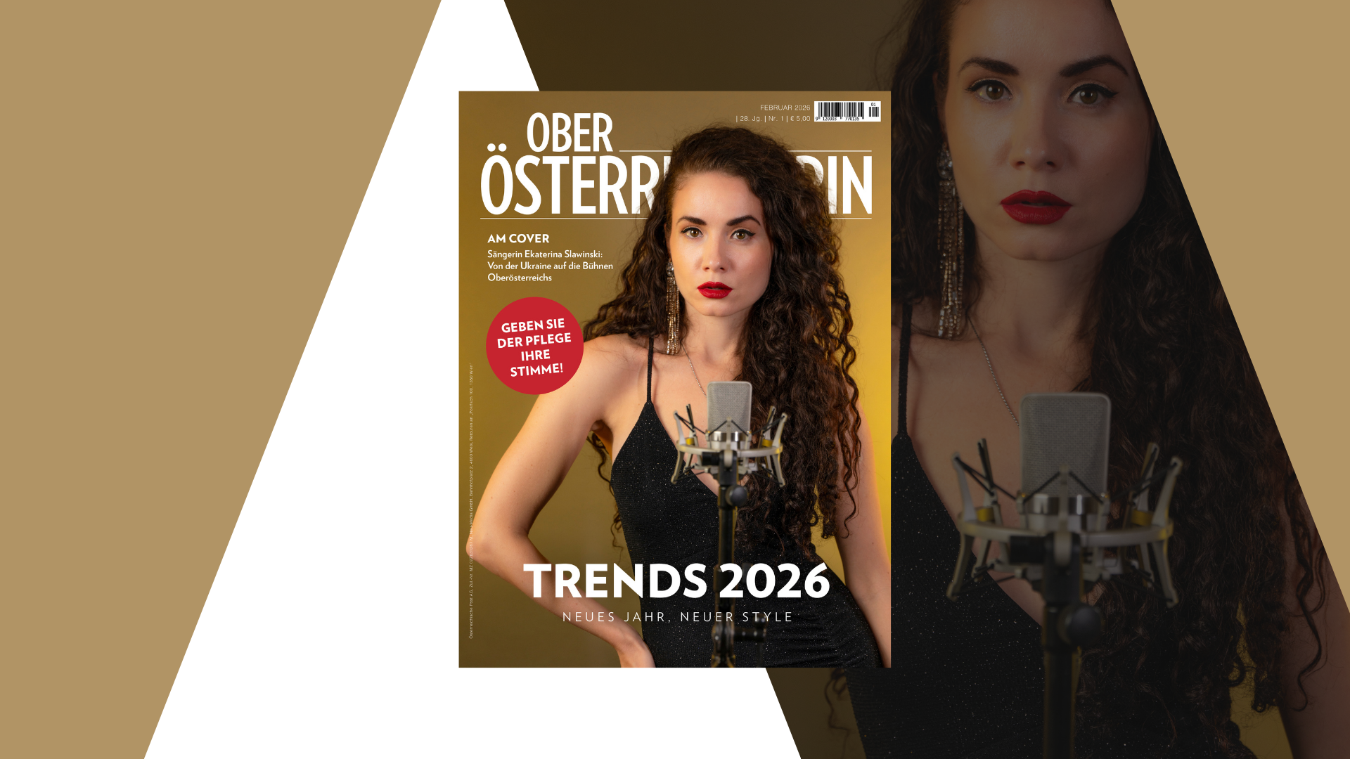 Out Now Februar-Ausgabe 2026: Sängerin Ekaterina Slawinski