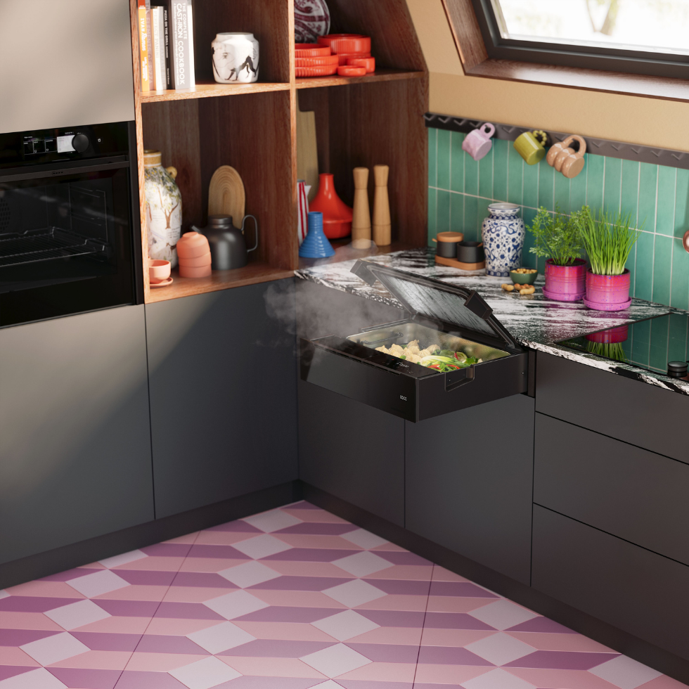 Küchentrends 2026: Dampfschublade von Neff
