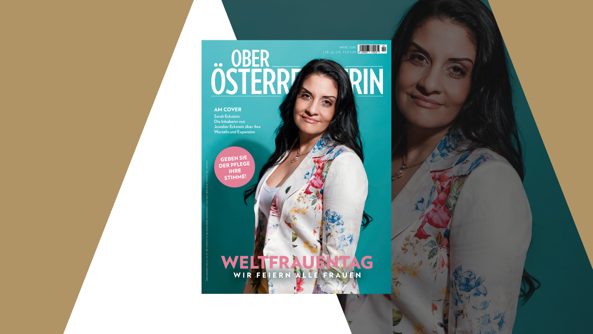 Headerbild: Sarah Eckstein von Juwelier Eckstein auf dem Cover