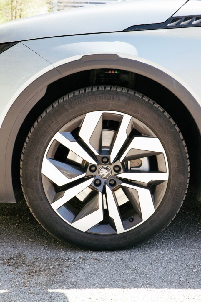 Detailansicht Reifen des Skoda Elroq