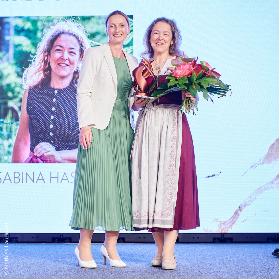 Eva Hackl und Sabina Haslinger