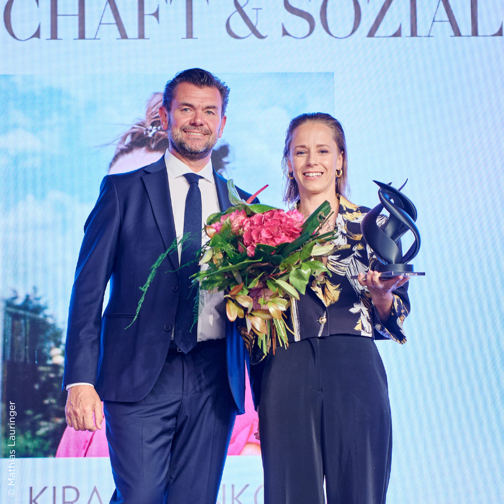 Klaus Riener und Kira Schinko