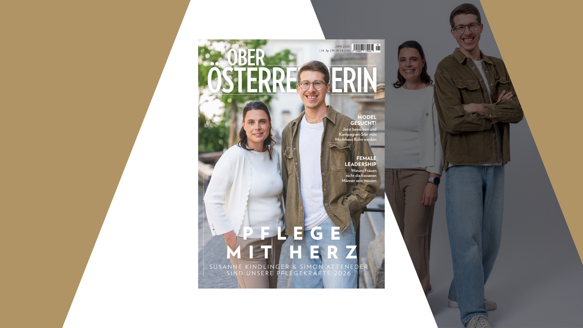 Out now: OÖ Juni-Cover: Pflegerin und Pfleger des Jahres 2026