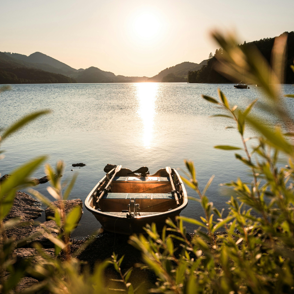 Nearcation: Sonnenuntergang am Fuschlsee