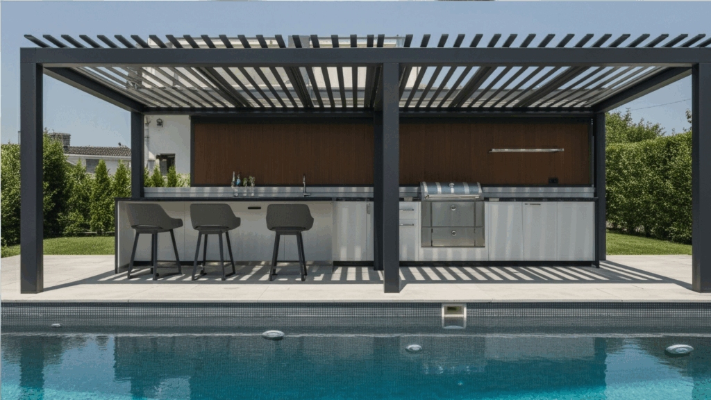 Schattenplätze, Pergola
