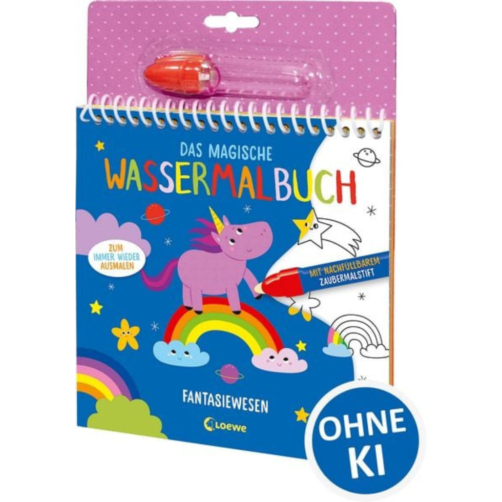 Kinderbücher:Das magische Wassermalbuch - Fantasiewesen