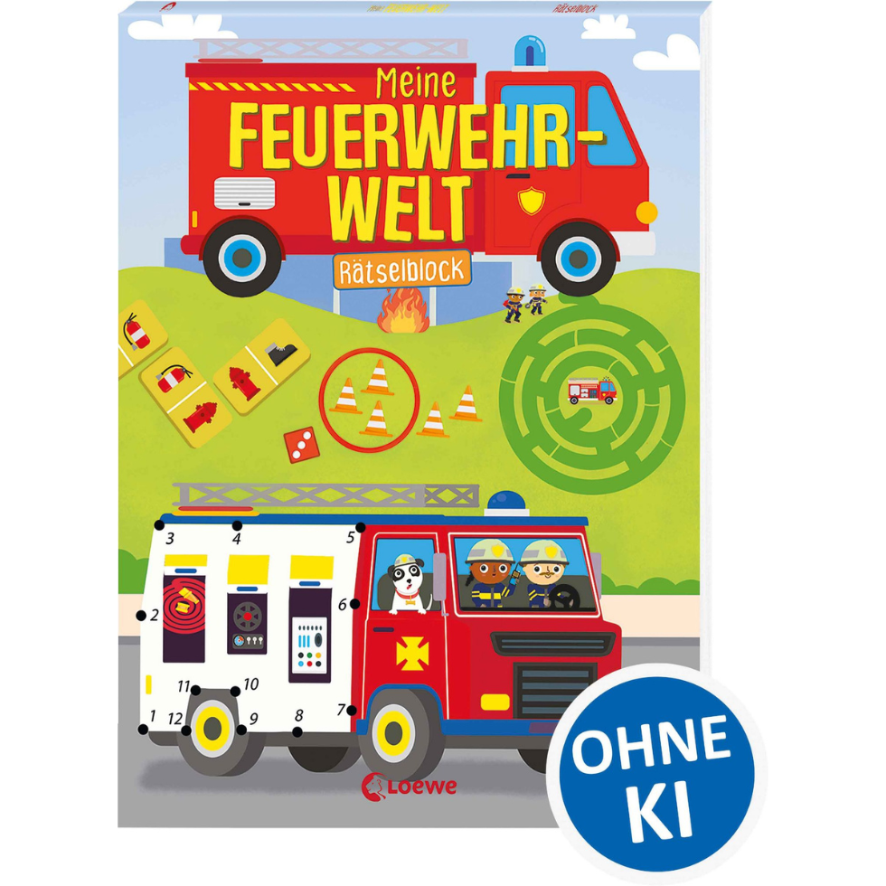 Kinderbücher:Meine Feuerwehr-Welt - Rätselblock
