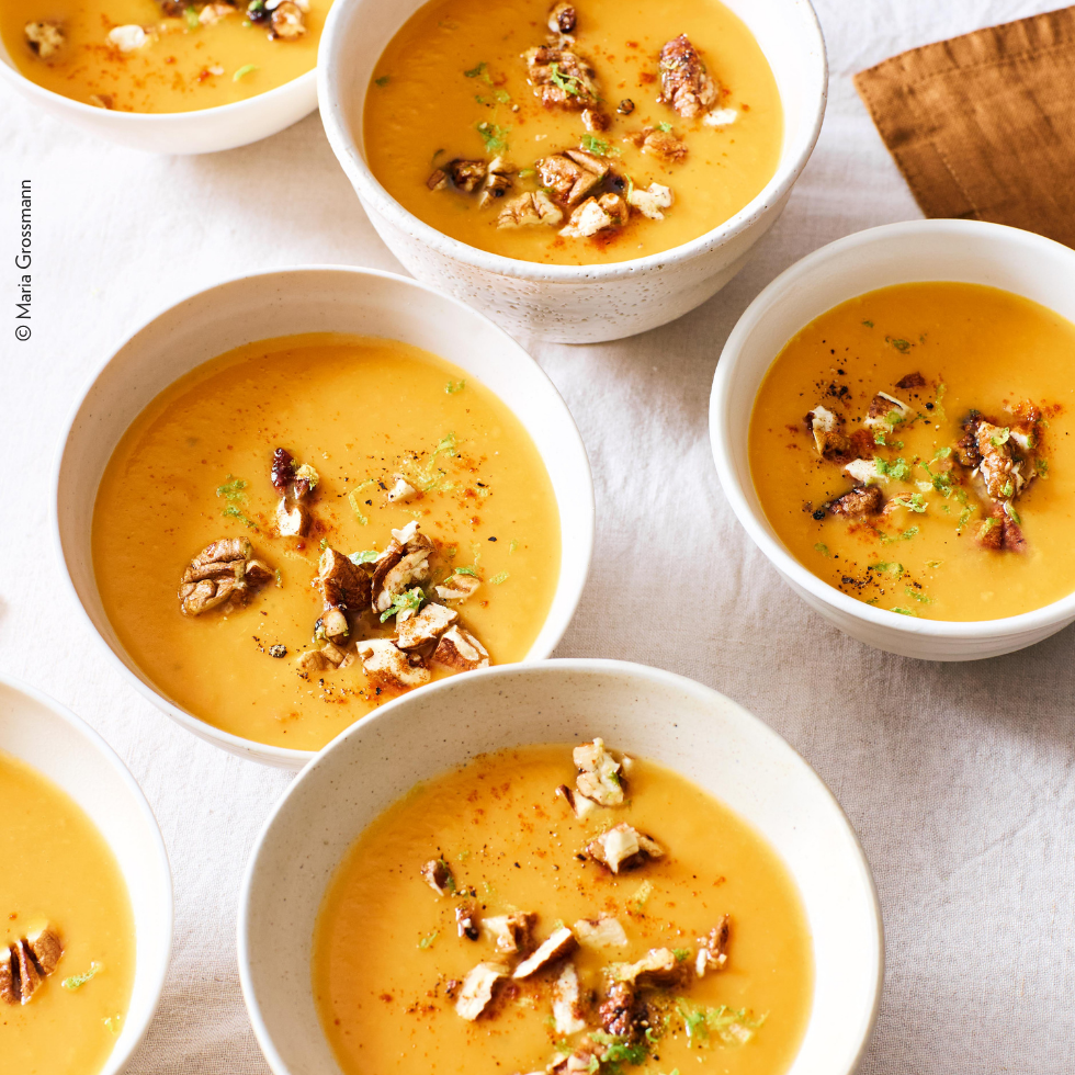 Süßkartoffelsuppe aus dem Buch Nobody told me